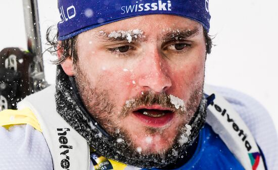 Sweden Biathlon Worlds Men Mass Start