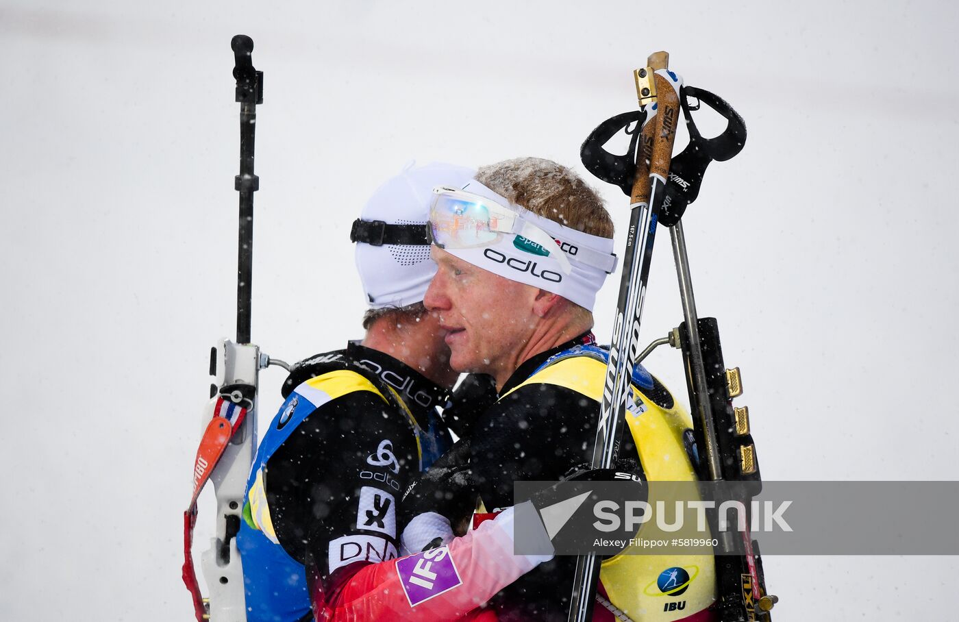 Sweden Biathlon Worlds Men Mass Start