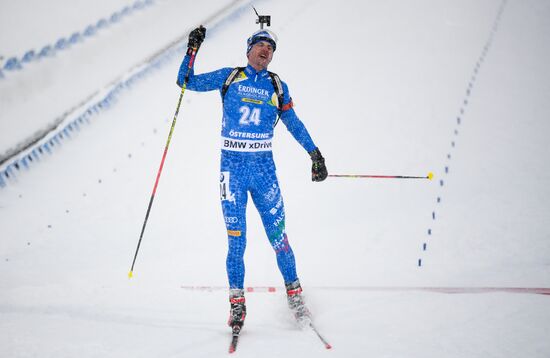Sweden Biathlon Worlds Men Mass Start