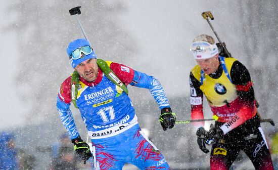 Sweden Biathlon Worlds Men Mass Start