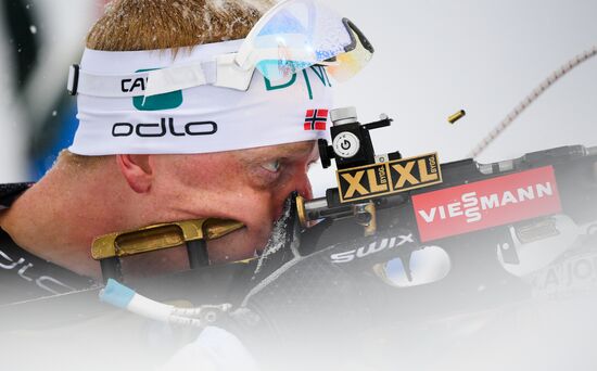 Sweden Biathlon Worlds Men Mass Start