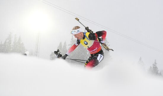 Sweden Biathlon Worlds Men Mass Start