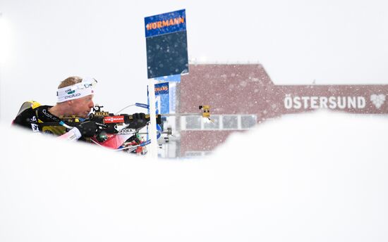 Sweden Biathlon Worlds Men Mass Start