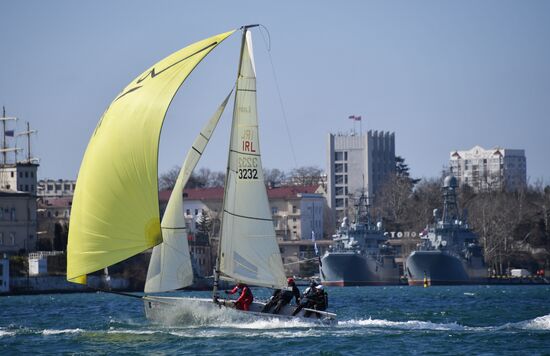 Russia Crimea Anniversary Sailing