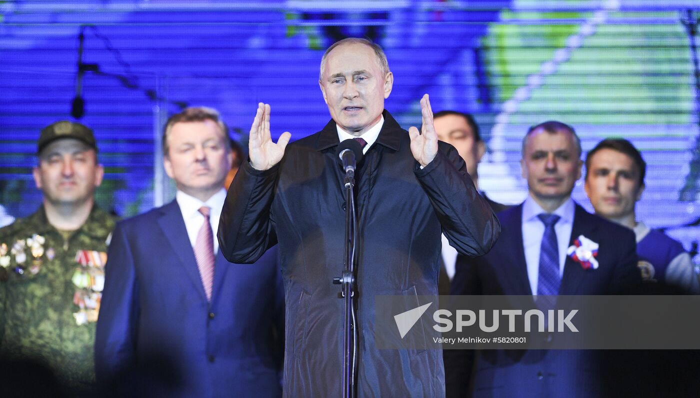 Russia Putin Crimea Referendum Anniversary