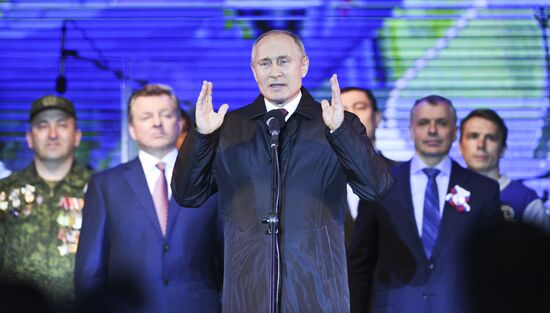 Russia Putin Crimea Referendum Anniversary