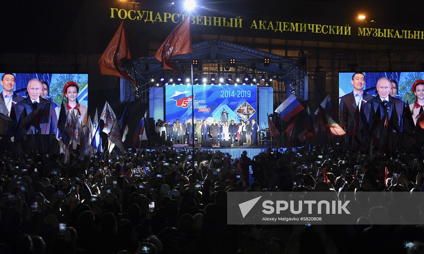 Russia Putin Crimea Referendum Anniversary