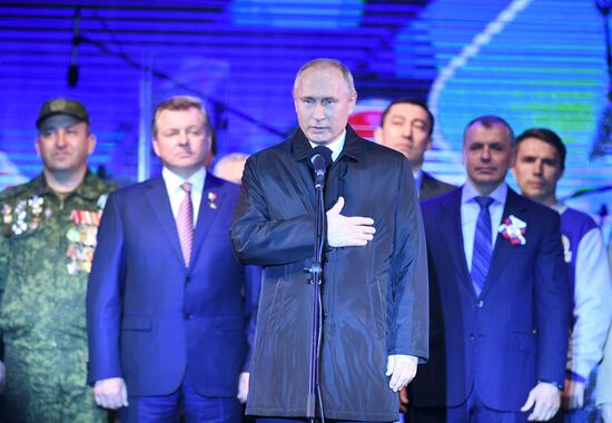 Russia Putin Crimea Referendum Anniversary