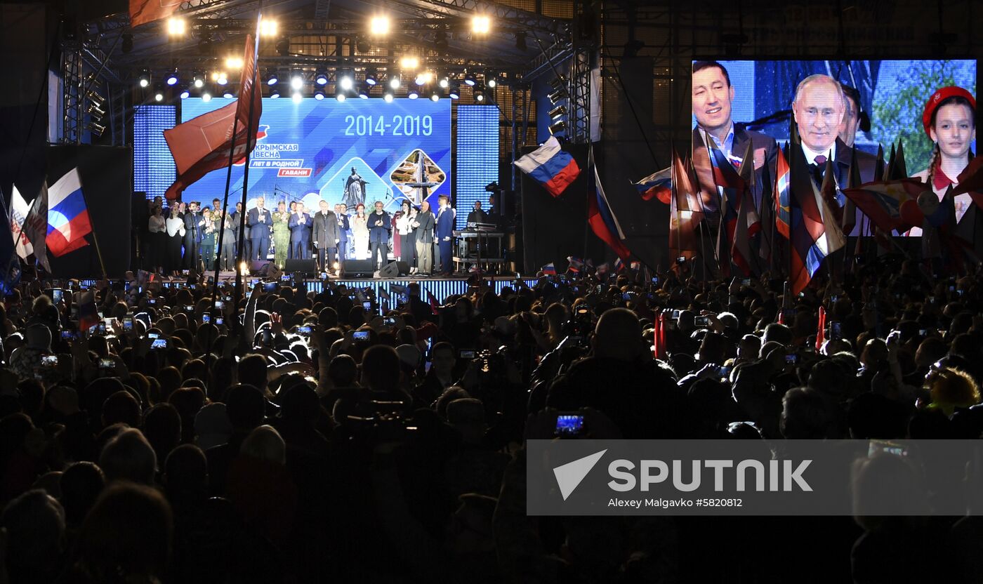 Russia Putin Crimea Referendum Anniversary