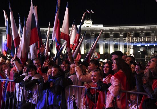 Russia Crimea Referendum Anniversary