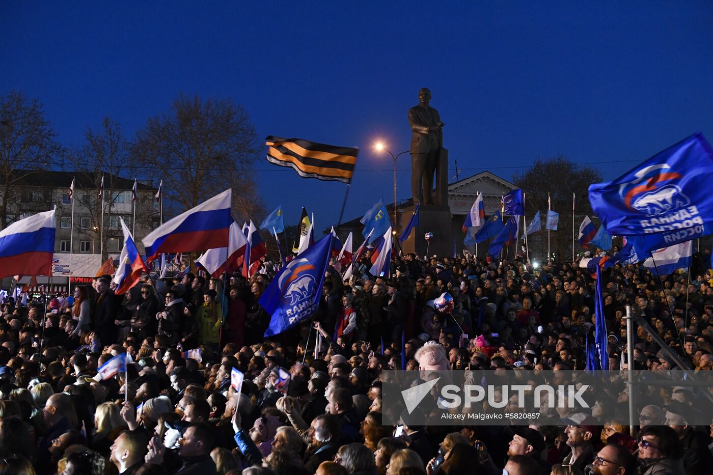 Russia Crimea Referendum Anniversary