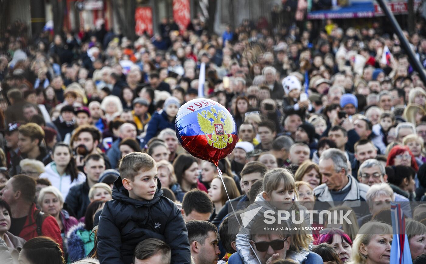 Russia Crimea Referendum Anniversary