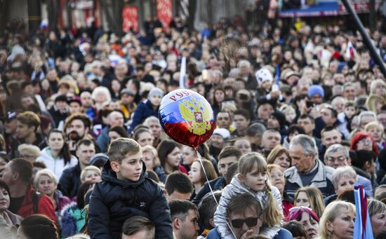 Russia Crimea Referendum Anniversary