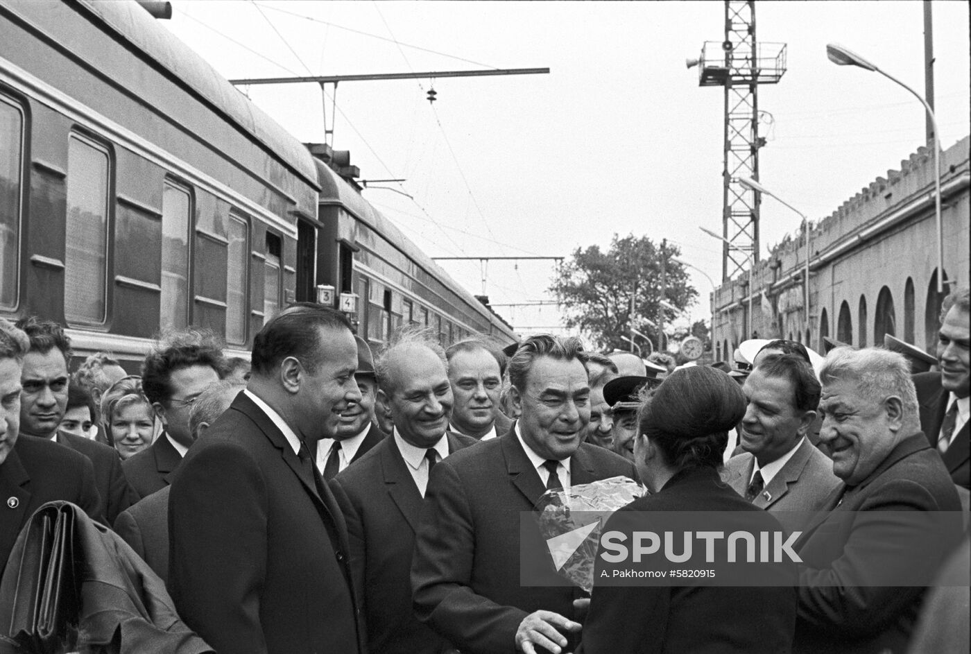 General Secretary of CPSU Central Committee Leonid Brezhnev's visit to Azerbaijan