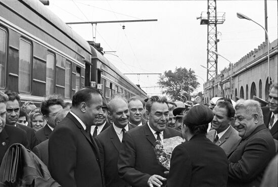 General Secretary of CPSU Central Committee Leonid Brezhnev's visit to Azerbaijan
