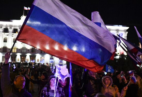 Russia Crimea Referendum Anniversary