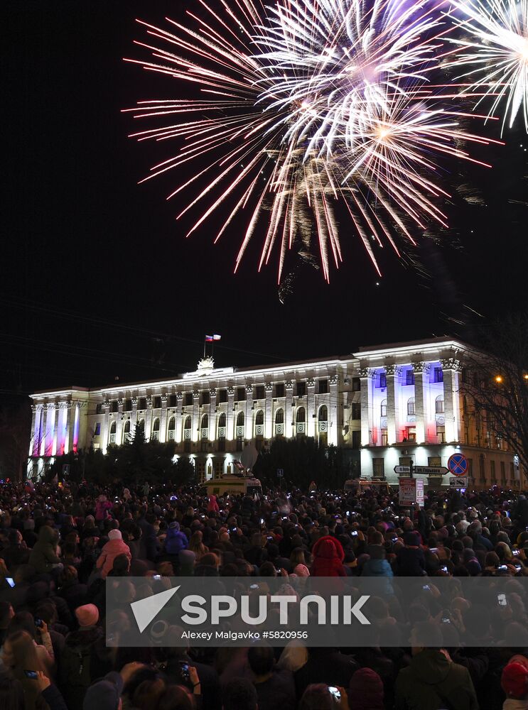 Russia Crimea Referendum Anniversary