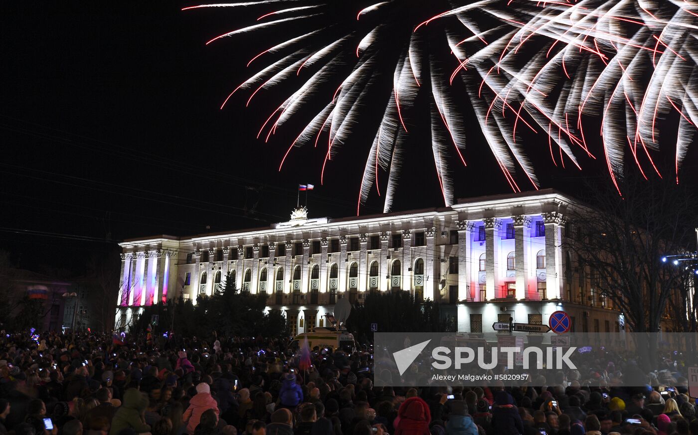 Russia Crimea Referendum Anniversary