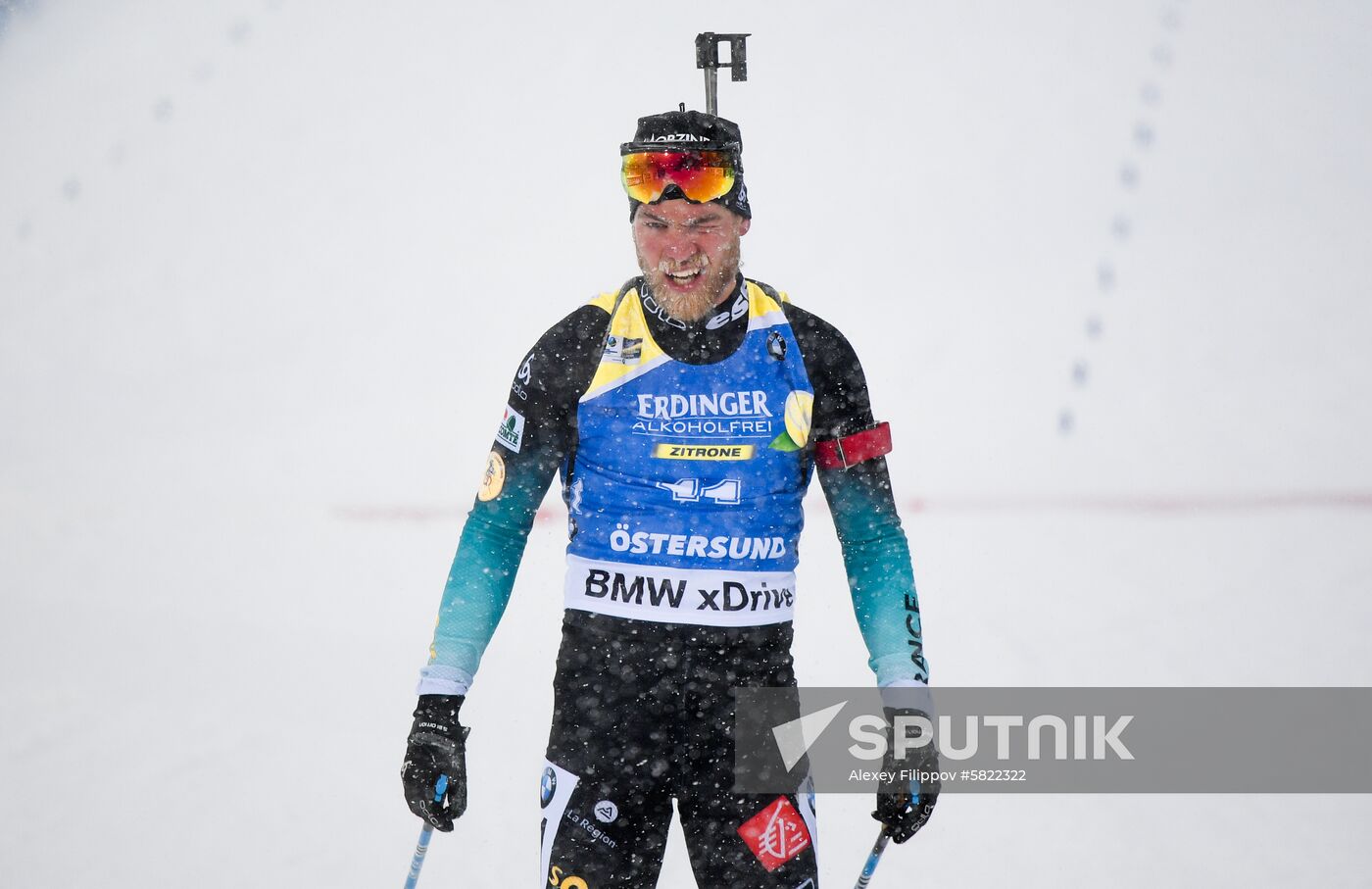 Sweden Biathlon Worlds Men Mass Start