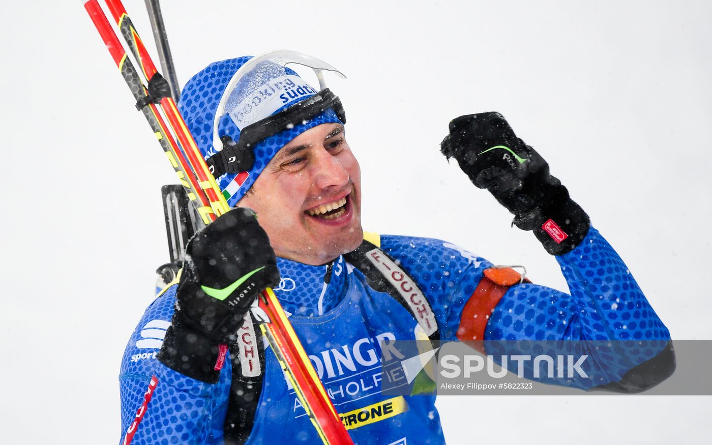 Sweden Biathlon Worlds Men Mass Start