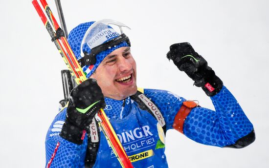 Sweden Biathlon Worlds Men Mass Start