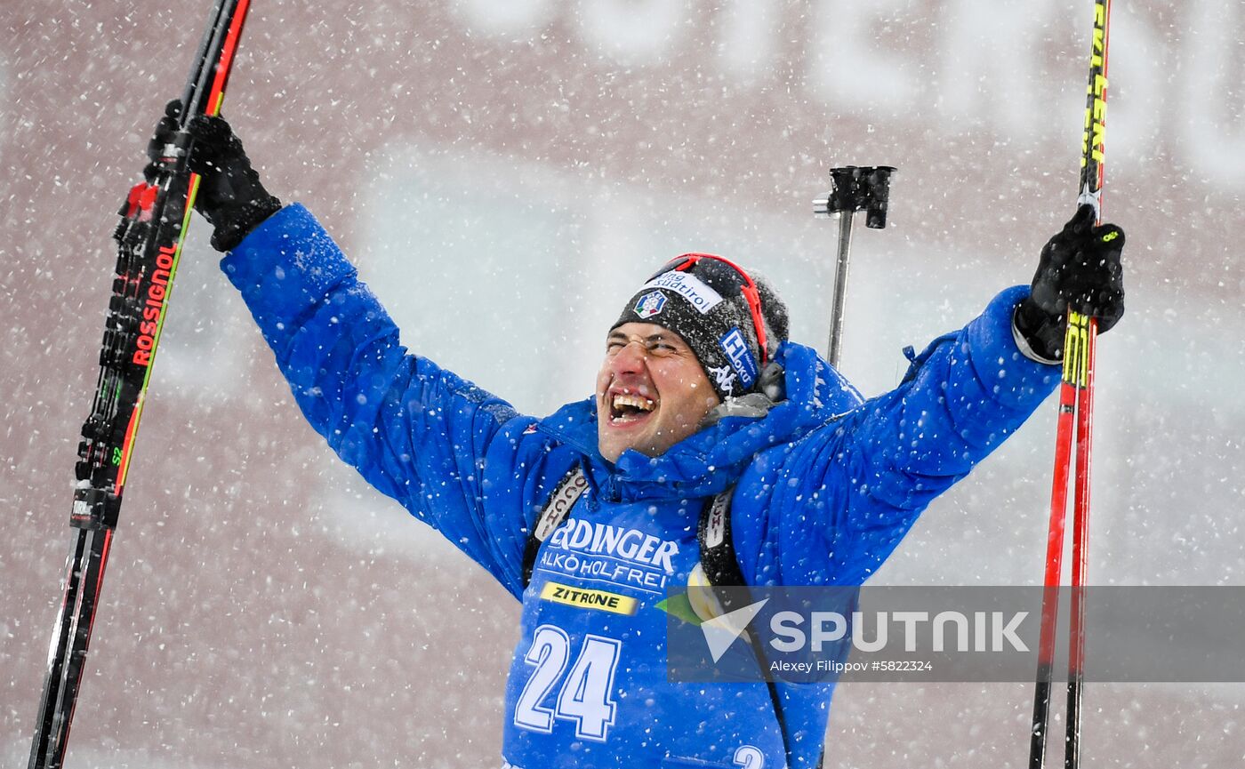 Sweden Biathlon Worlds Men Mass Start