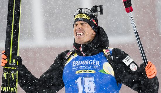 Sweden Biathlon Worlds Men Mass Start