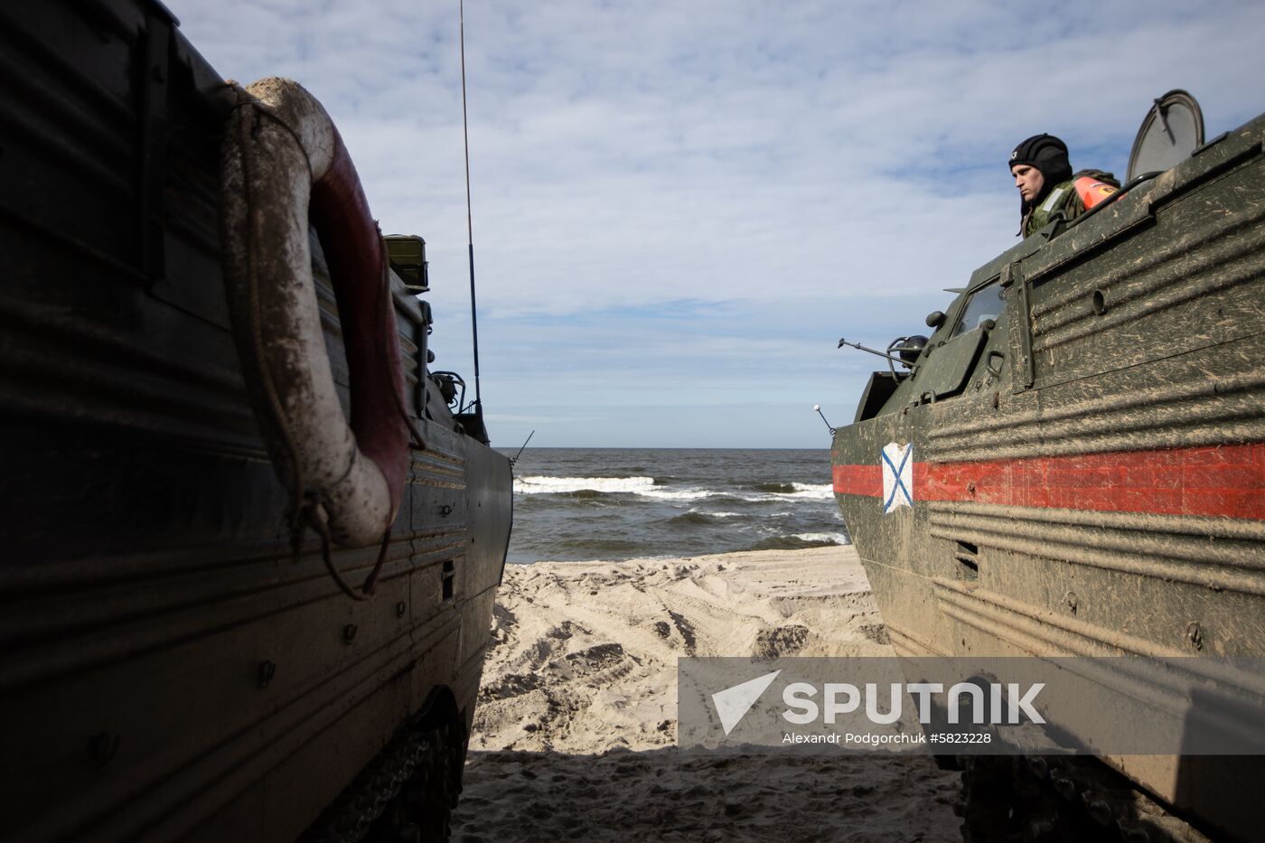 Russia Baltic Fleet Drills