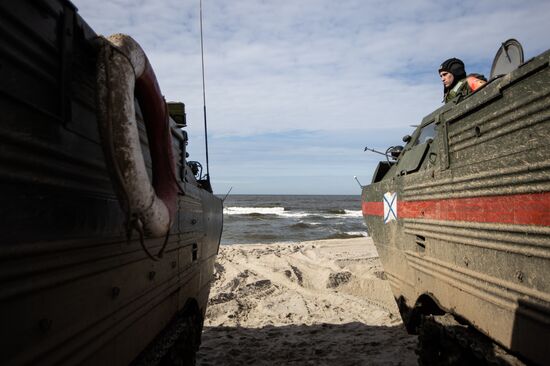 Russia Baltic Fleet Drills