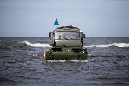 Russia Baltic Fleet Drills
