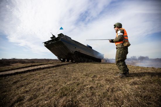 Russia Baltic Fleet Drills