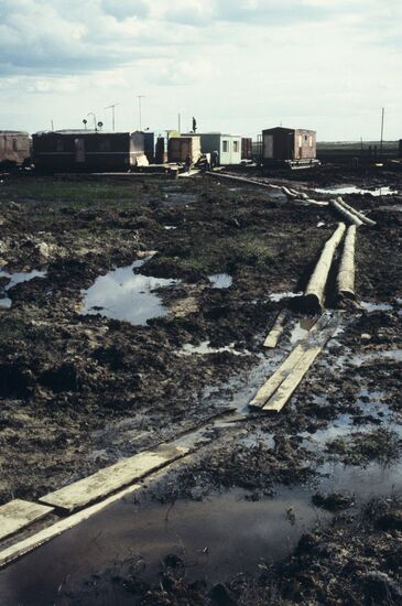 Yamburg rotation village in Yamal