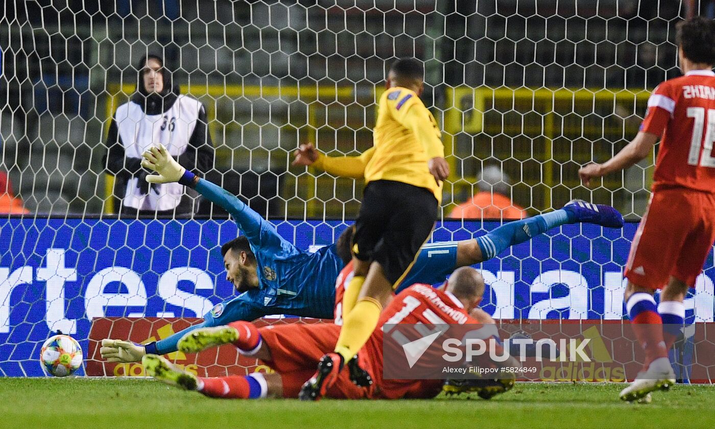 Belgium Soccer Euro 2020 Belgium - Russia