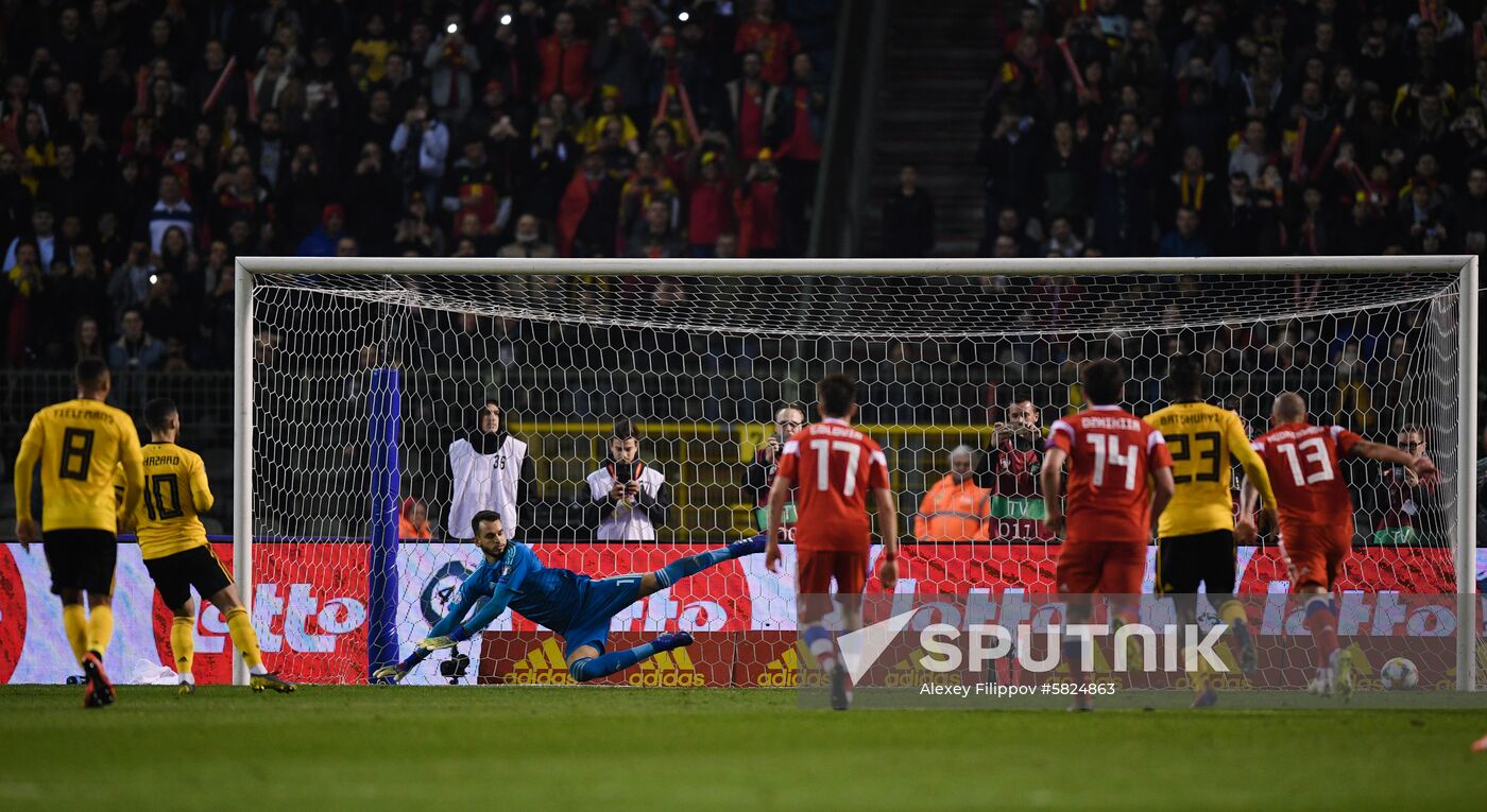 Belgium Soccer Euro 2020 Belgium - Russia