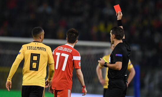Belgium Soccer Euro 2020 Belgium - Russia
