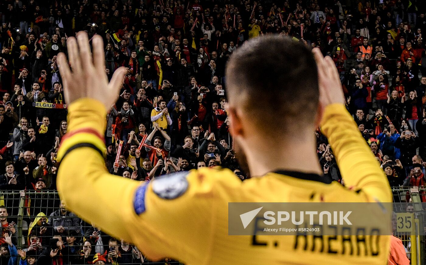 Belgium Soccer Euro 2020 Belgium - Russia