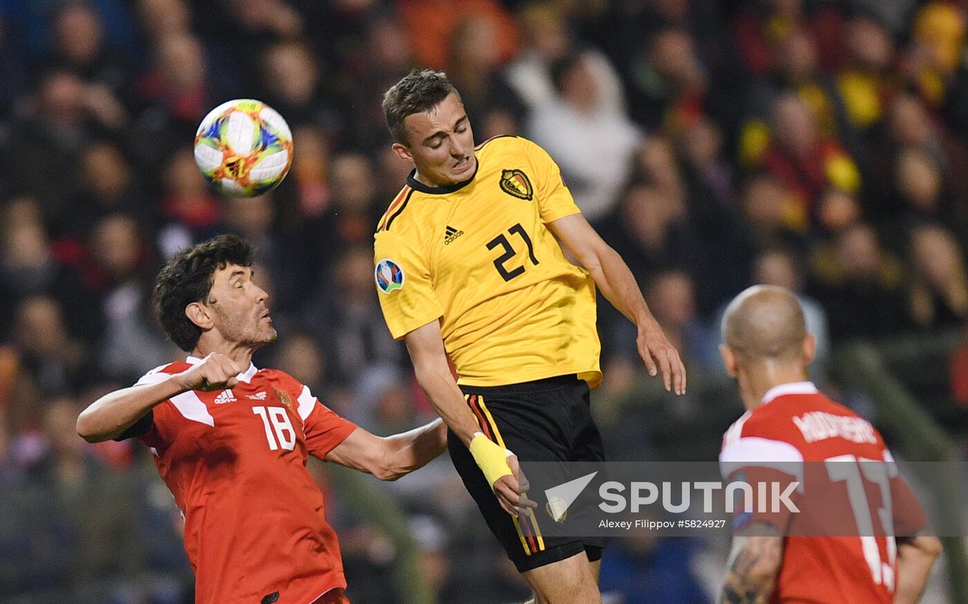 Belgium Soccer Euro 2020 Belgium - Russia