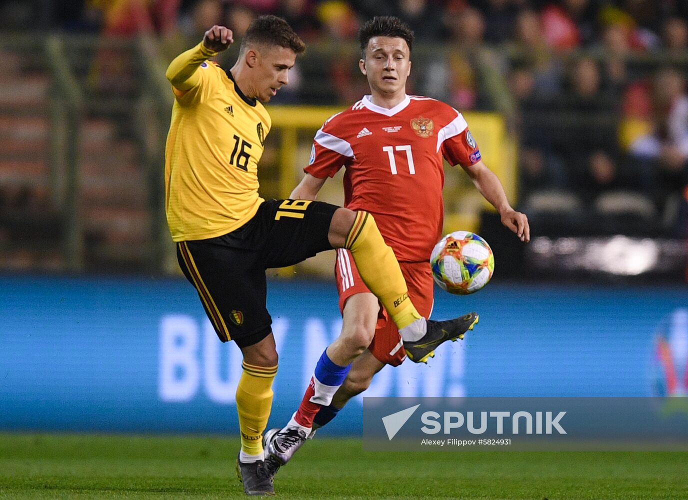 Belgium Soccer Euro 2020 Belgium - Russia