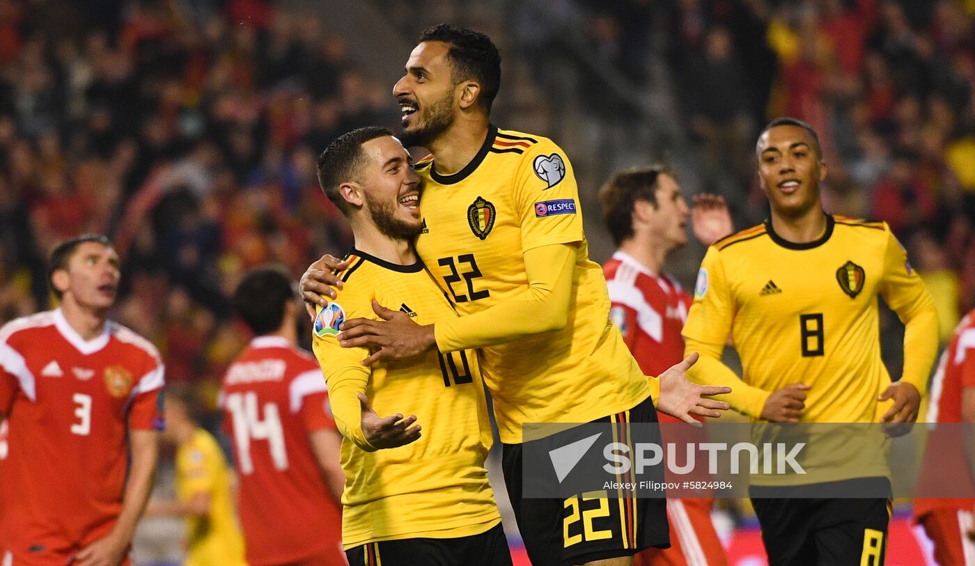 Belgium Soccer Euro 2020 Belgium - Russia