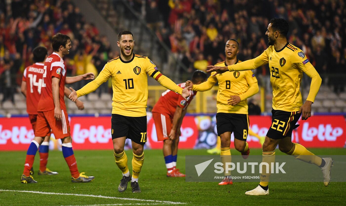 Belgium Soccer Euro 2020 Belgium - Russia