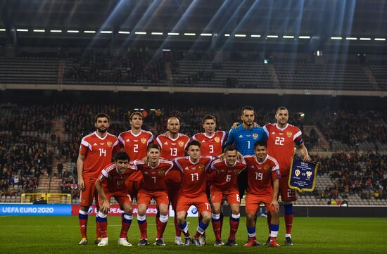 Belgium Soccer Euro 2020 Belgium - Russia