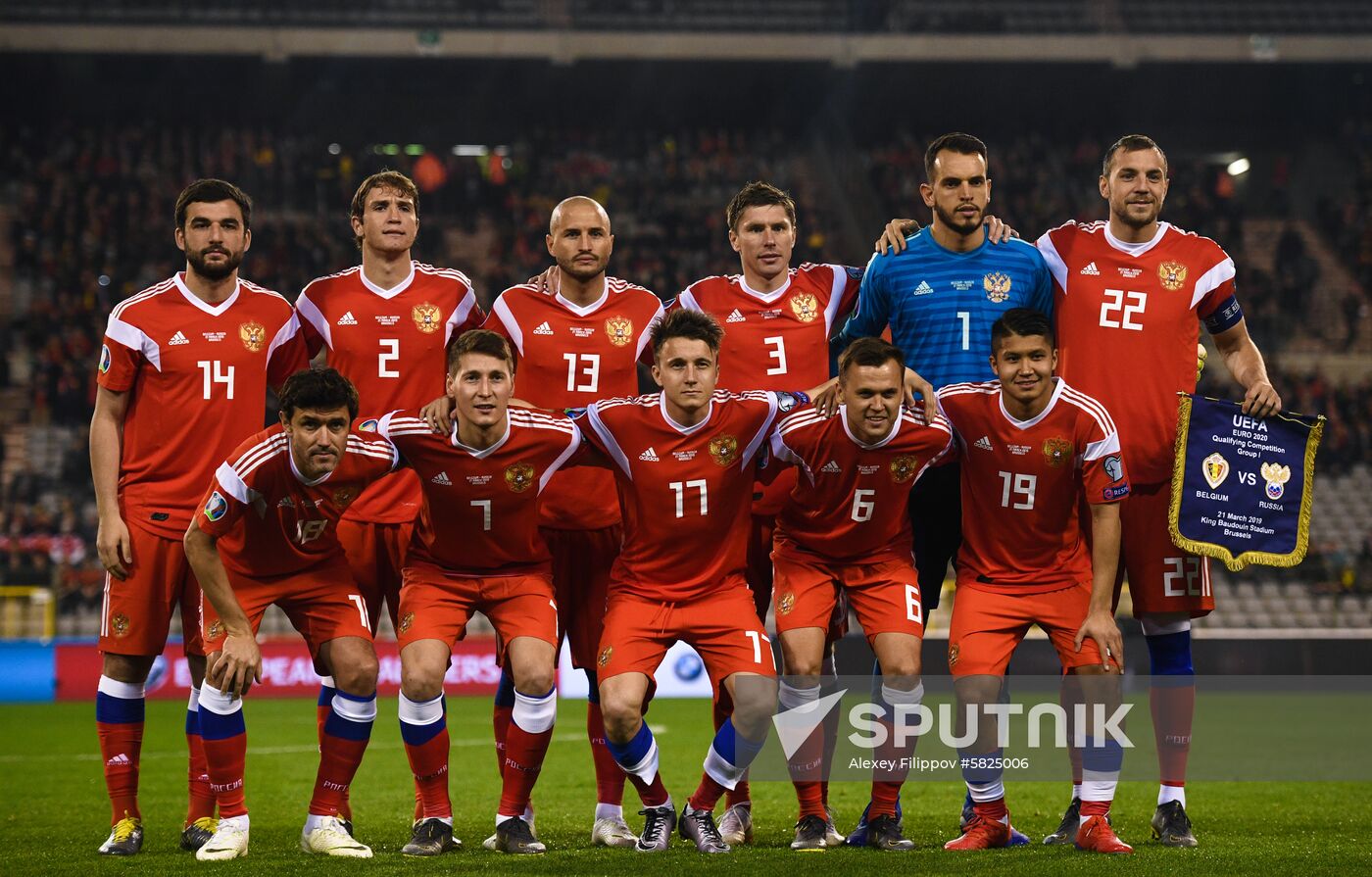 Belgium Soccer Euro 2020 Belgium - Russia