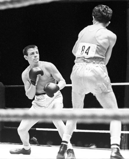 Soviet boxer Boris Nikonorov