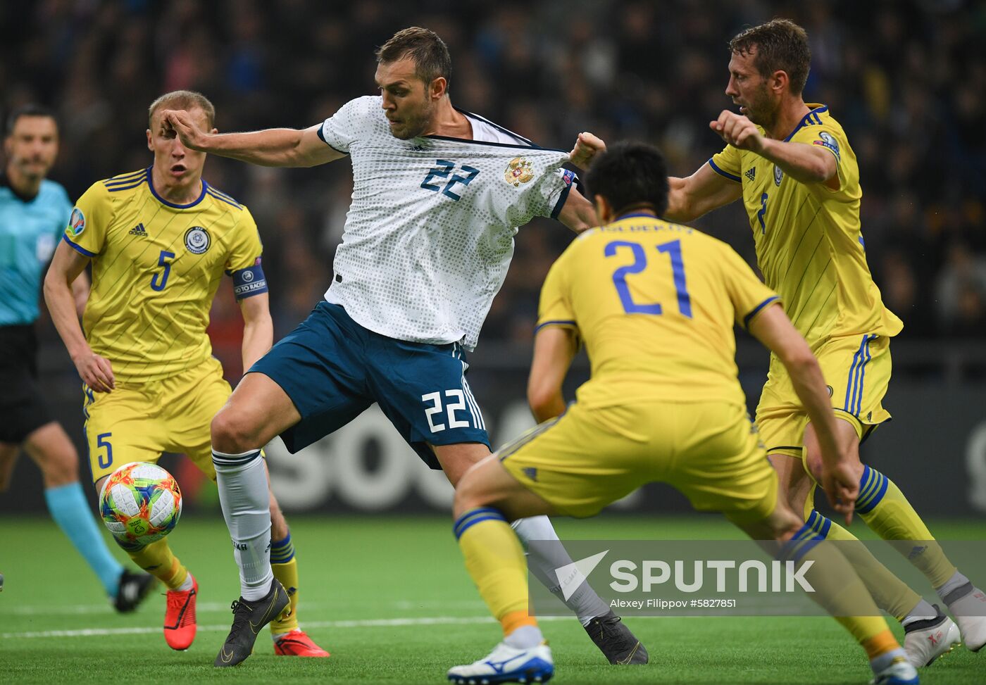 Kazakhstan Soccer Euro 2020 Kazakhstan - Russia