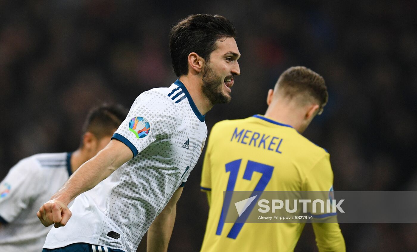 Kazakhstan Soccer Euro 2020 Kazakhstan - Russia