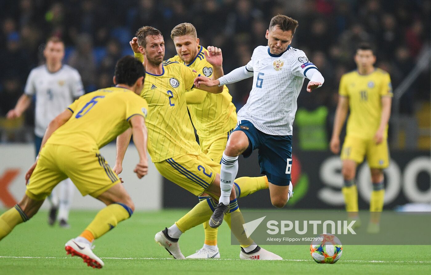 Kazakhstan Soccer Euro 2020 Kazakhstan - Russia