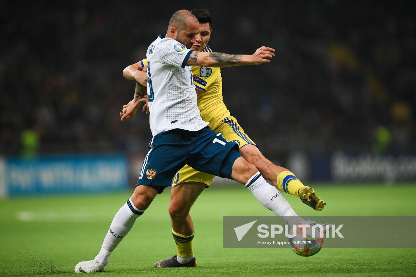 Kazakhstan Soccer Euro 2020 Kazakhstan - Russia