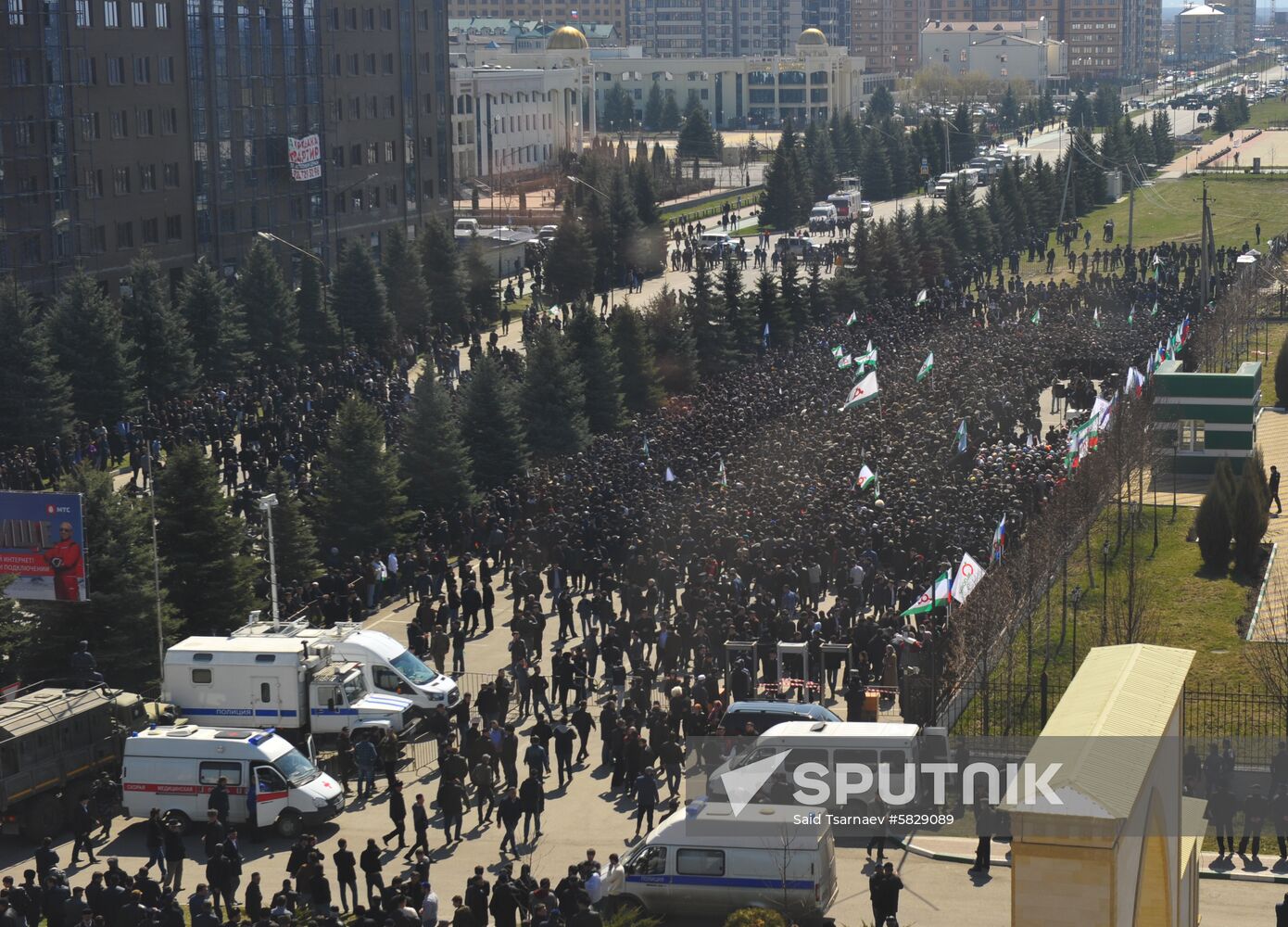 Rissia Ingushetia Protests