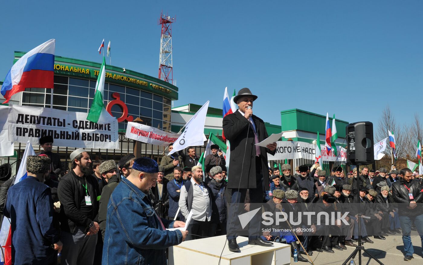 Rissia Ingushetia Protests