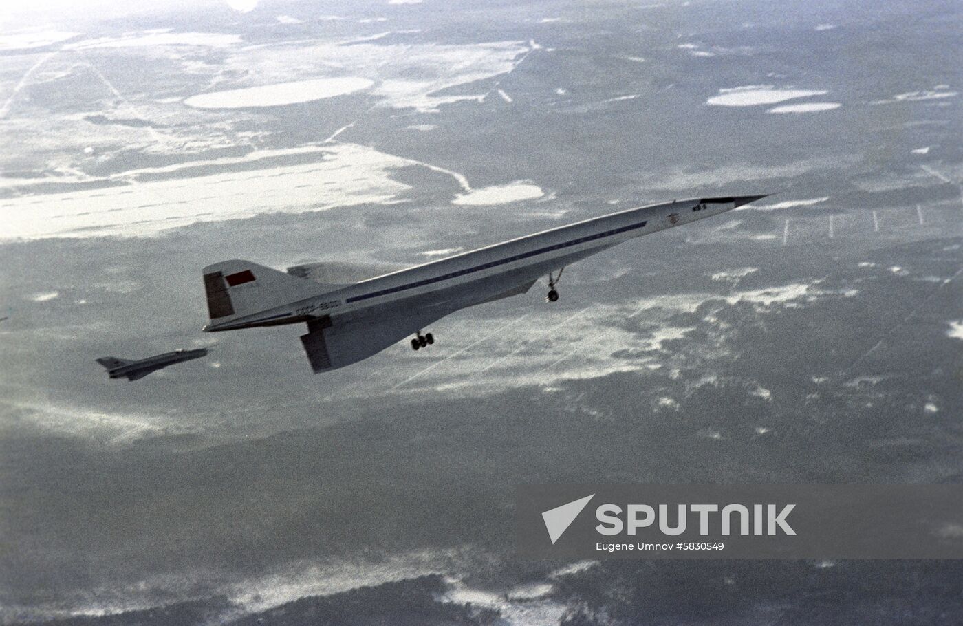 Soviet aircraft Tupolev Tu-144